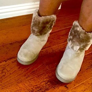 G By Guess Faux Fur GGashton-R Fur Lined Boots